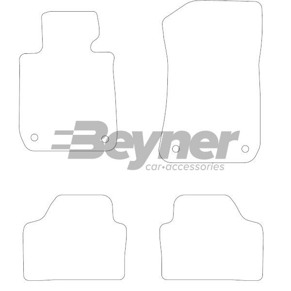 Beyner Pasklare stoffen matten MSN-1362234