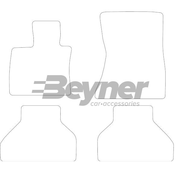 Beyner Pasklare stoffen matten MSN-1362238