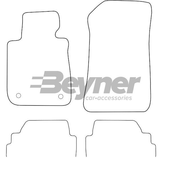 Beyner Pasklare stoffen matten MSN-1362286