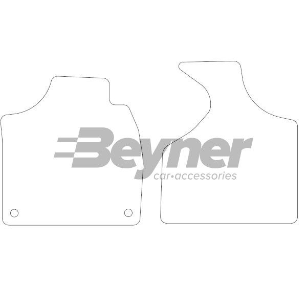 Beyner Pasklare stoffen matten MSN-1362295