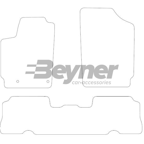 Beyner Pasklare stoffen matten MSN-1362423