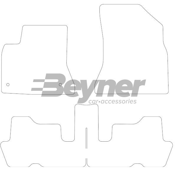 Beyner Pasklare stoffen matten MSN-1362437