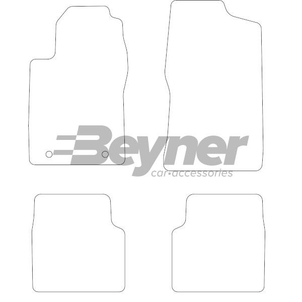 Beyner Pasklare stoffen matten MSN-1362471