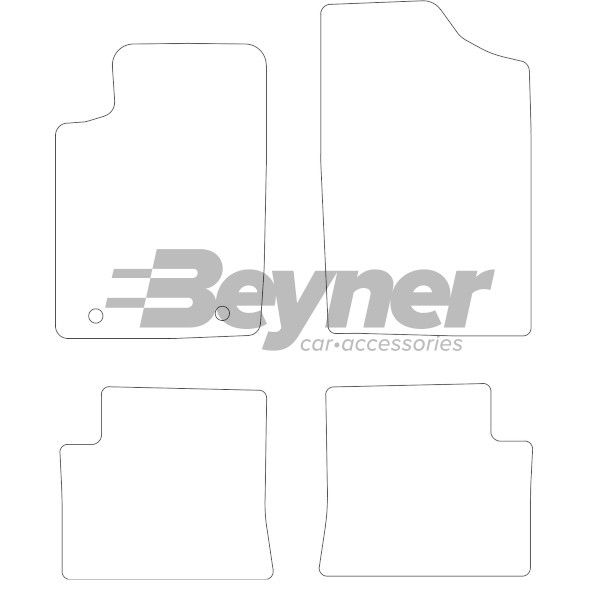 Beyner Pasklare stoffen matten MSN-1362473