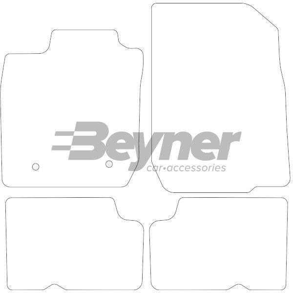 Beyner Pasklare stoffen matten MSN-1362613