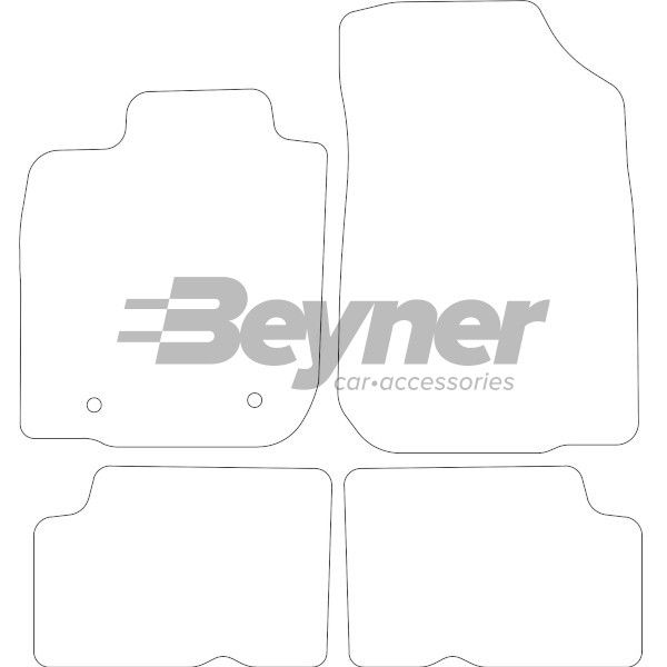 Beyner Pasklare stoffen matten MSN-1362617