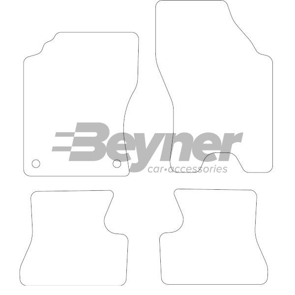 Beyner Pasklare stoffen matten MSN-1362717