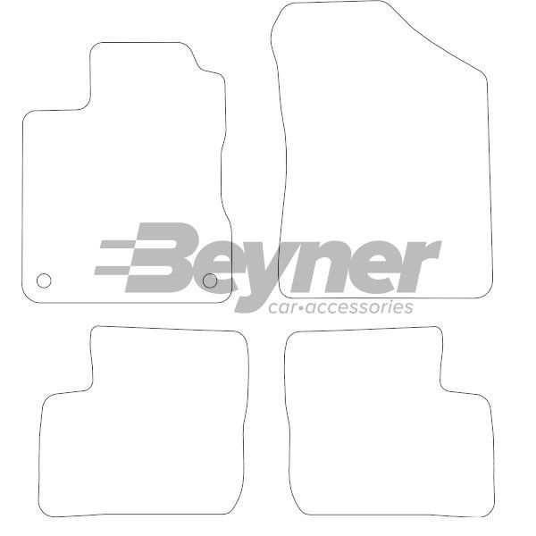 Beyner Pasklare stoffen matten MSN-1362721