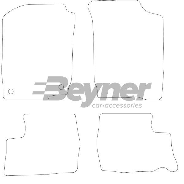 Beyner Pasklare stoffen matten MSN-1362741