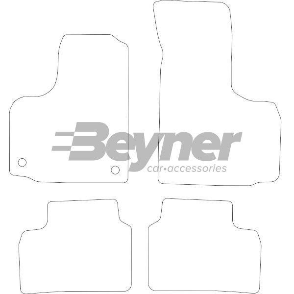 Beyner Pasklare stoffen matten MSN-1362827