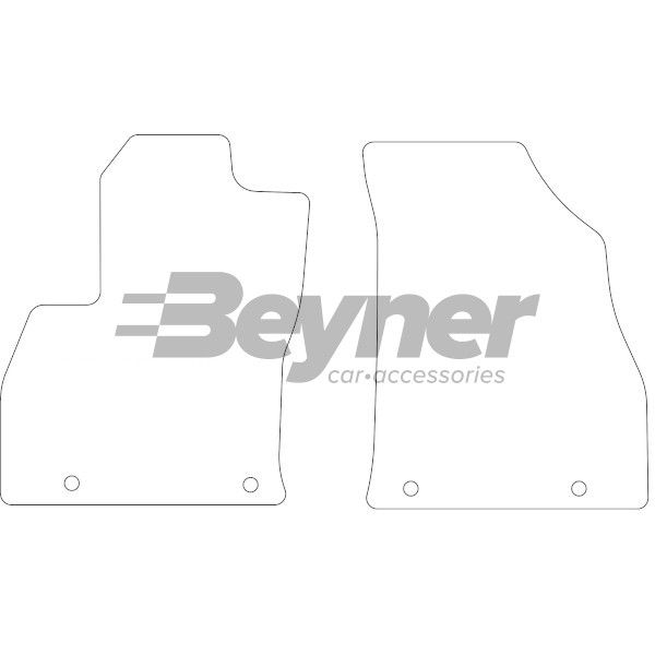 Beyner Pasklare stoffen matten MSN-1362829