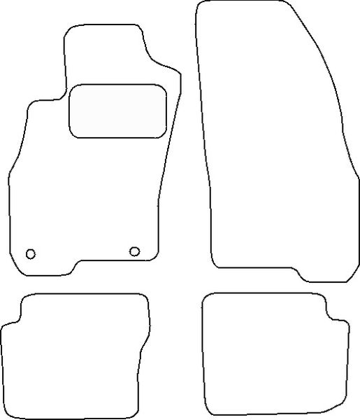 Beyner Pasklare stoffen matten MSN-1362849