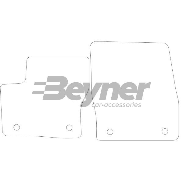 Beyner Pasklare stoffen matten MSN-1363018