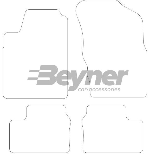 Beyner Pasklare stoffen matten MSN-1363021