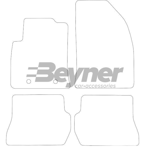 Beyner Pasklare stoffen matten MSN-1363029