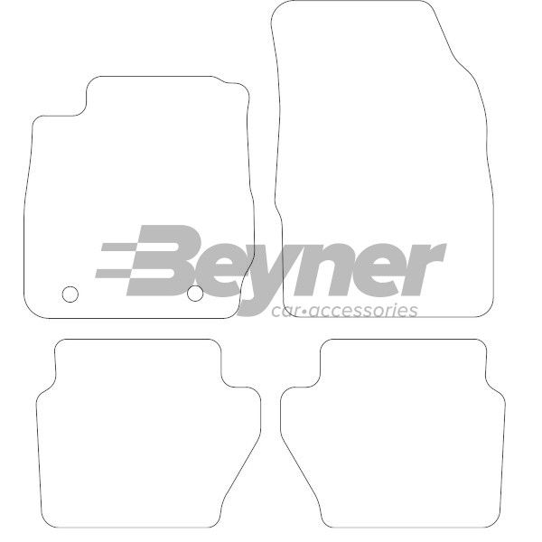 Beyner Pasklare stoffen matten MSN-1363031