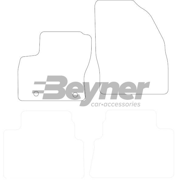 Beyner Pasklare stoffen matten MSN-1363053