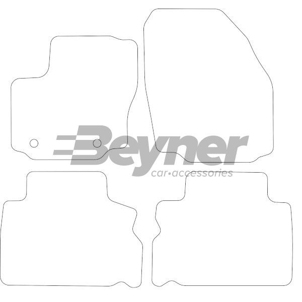 Beyner Pasklare stoffen matten MSN-1363061