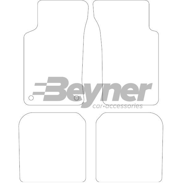 Beyner Pasklare stoffen matten MSN-1363065