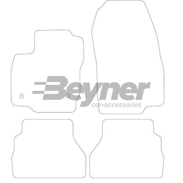 Beyner Pasklare stoffen matten MSN-1363076