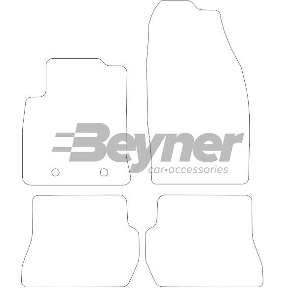 Beyner Pasklare stoffen matten MSN-1363084