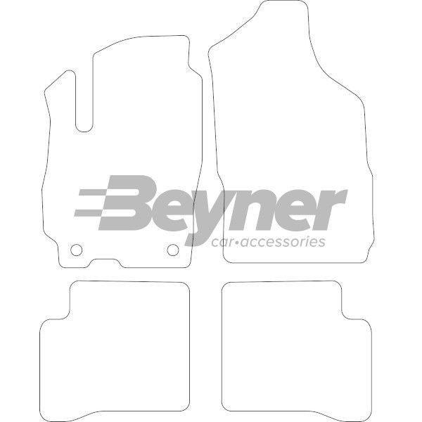 Beyner Pasklare stoffen matten MSN-1363221