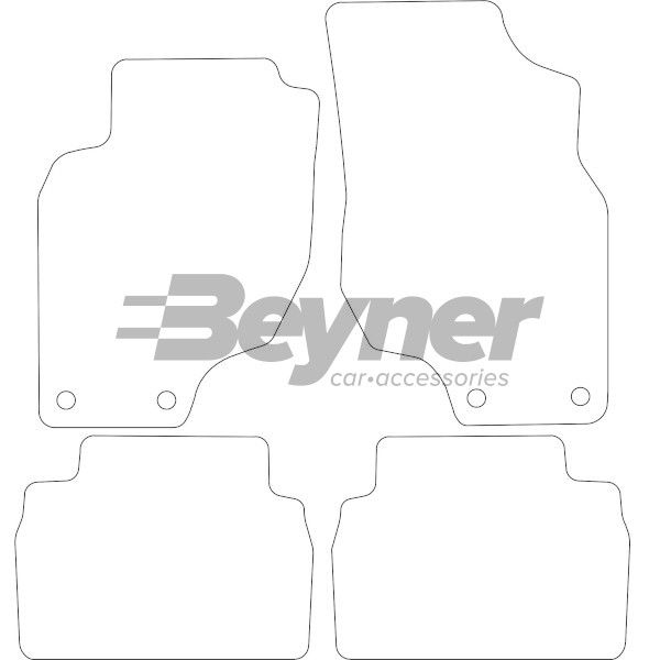 Beyner Pasklare stoffen matten MSN-1363225