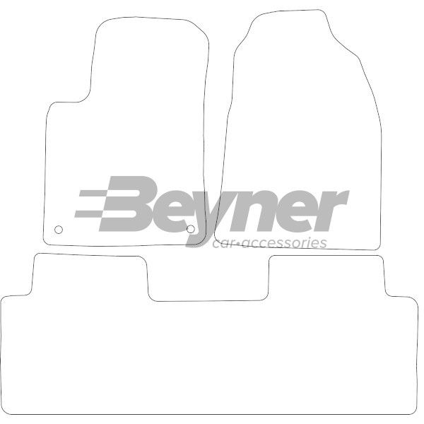 Beyner Pasklare stoffen matten MSN-1363250