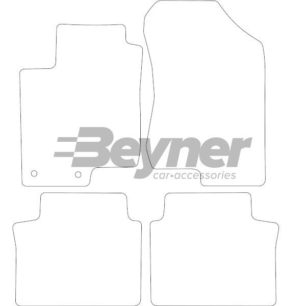 Beyner Pasklare stoffen matten MSN-1363274