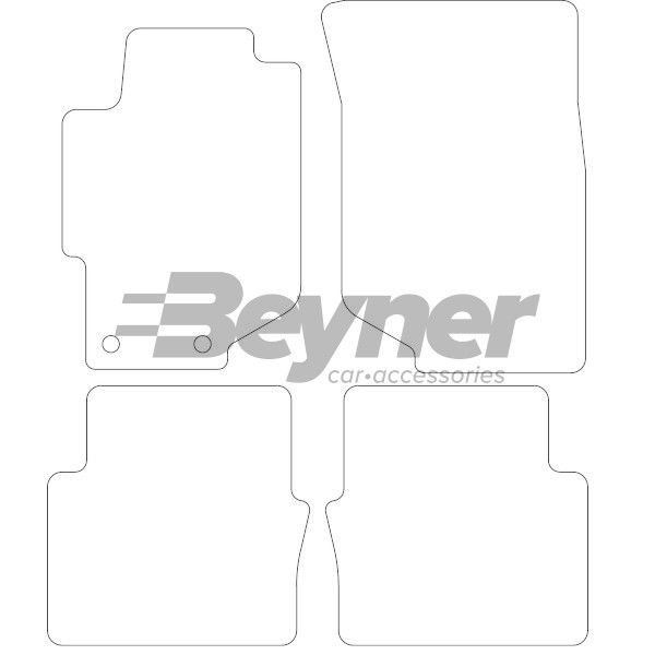 Beyner Pasklare stoffen matten MSN-1363417