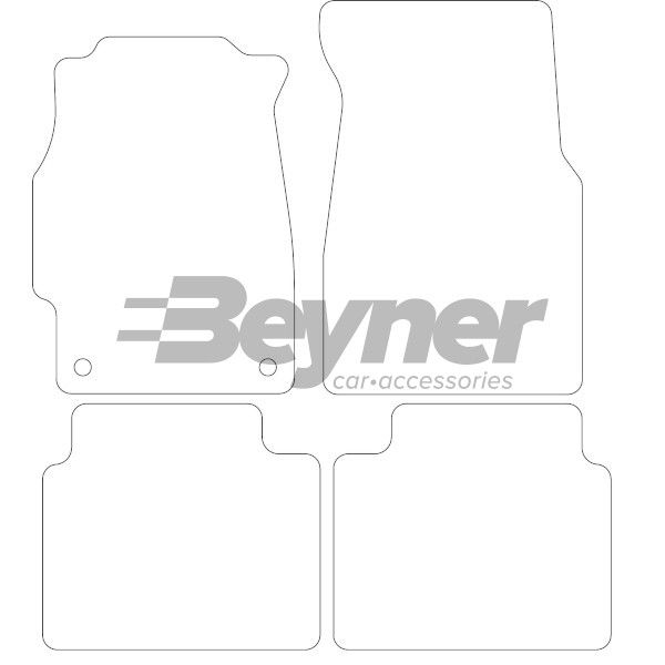 Beyner Pasklare stoffen matten MSN-1363427