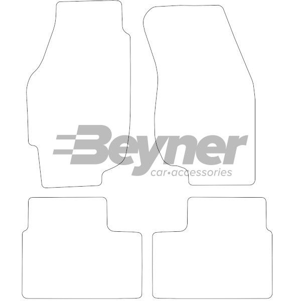 Beyner Pasklare stoffen matten MSN-1363443