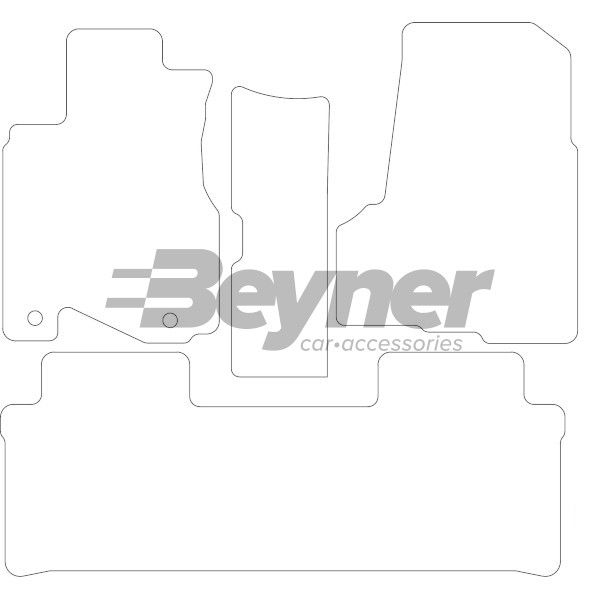 Beyner Pasklare stoffen matten MSN-1363447