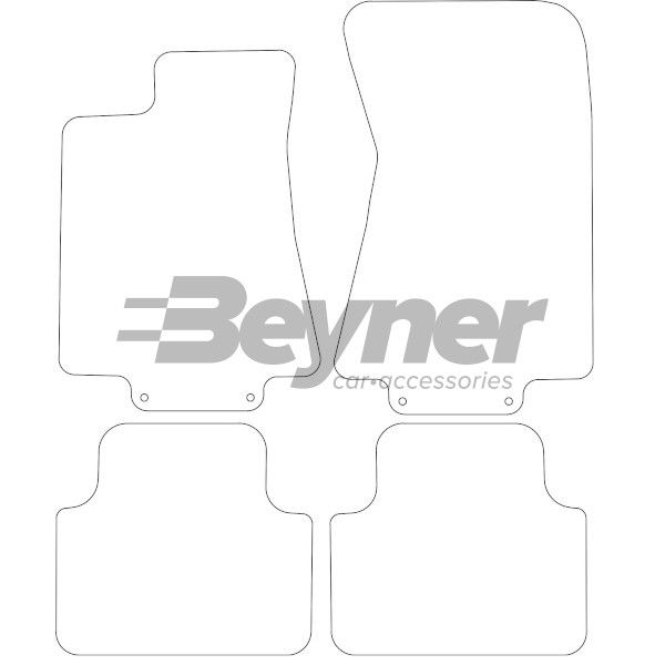 Beyner Pasklare stoffen matten MSN-1363507