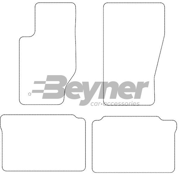 Beyner Pasklare stoffen matten MSN-1363602