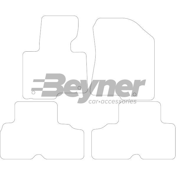 Beyner Pasklare stoffen matten MSN-1363622