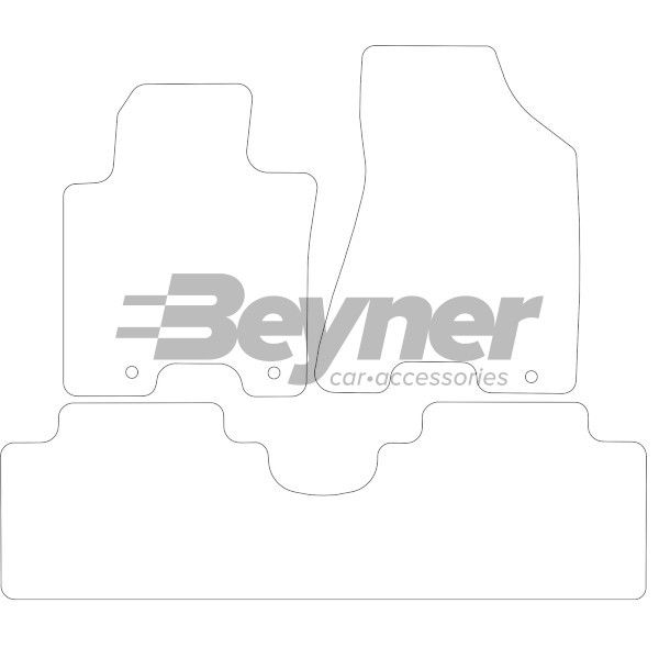 Beyner Pasklare stoffen matten MSN-1363669