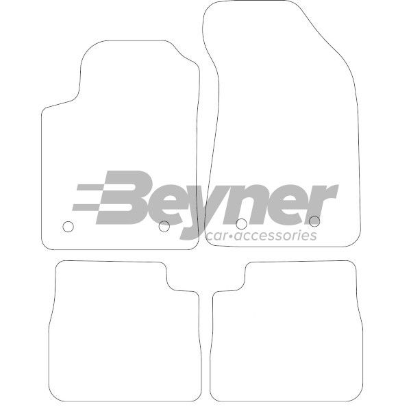 Beyner Vloermattenset MSN-1363817