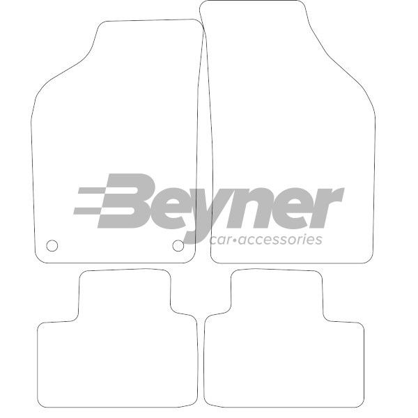 Beyner Pasklare stoffen matten MSN-1363819