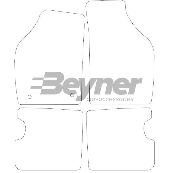 Beyner Pasklare stoffen matten MSN-1363821