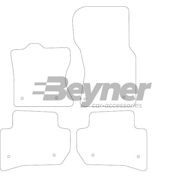 Beyner Pasklare stoffen matten MSN-1363929