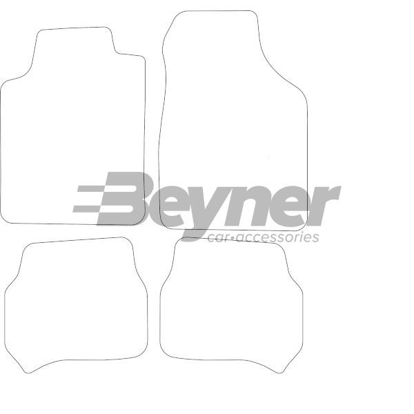 Beyner Pasklare stoffen matten MSN-1364011