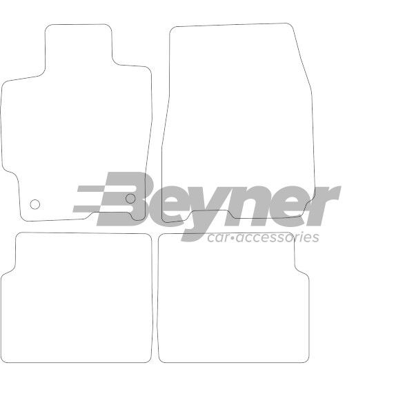 Beyner Pasklare stoffen matten MSN-1364015