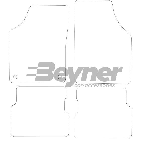 Beyner Pasklare stoffen matten MSN-1364017