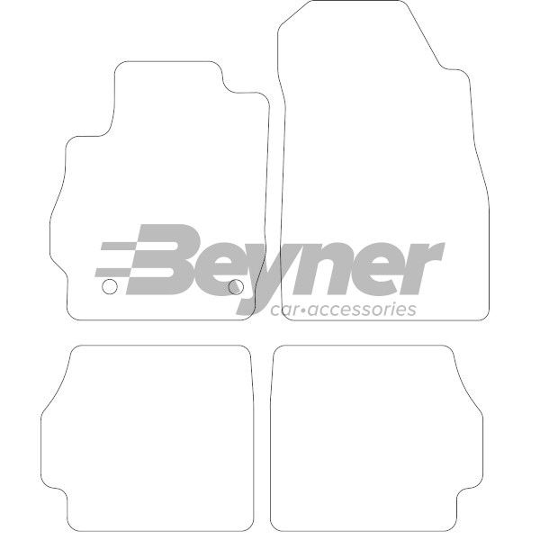 Beyner Pasklare stoffen matten MSN-1364021