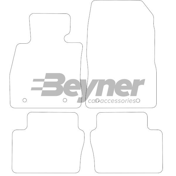 Beyner Pasklare stoffen matten MSN-1364024