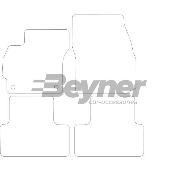 Beyner Pasklare stoffen matten MSN-1364025