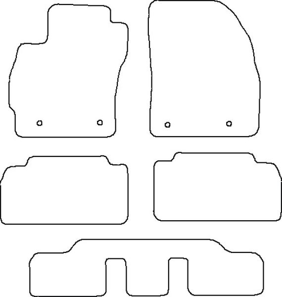 Beyner Pasklare stoffen matten MSN-1364029