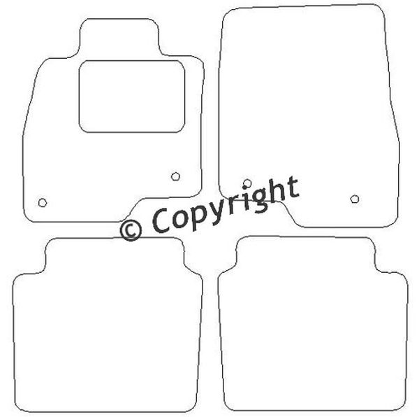 Beyner Pasklare stoffen matten MSN-1364032