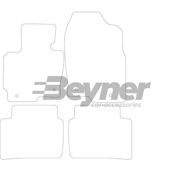 Beyner Pasklare stoffen matten MSN-1364036